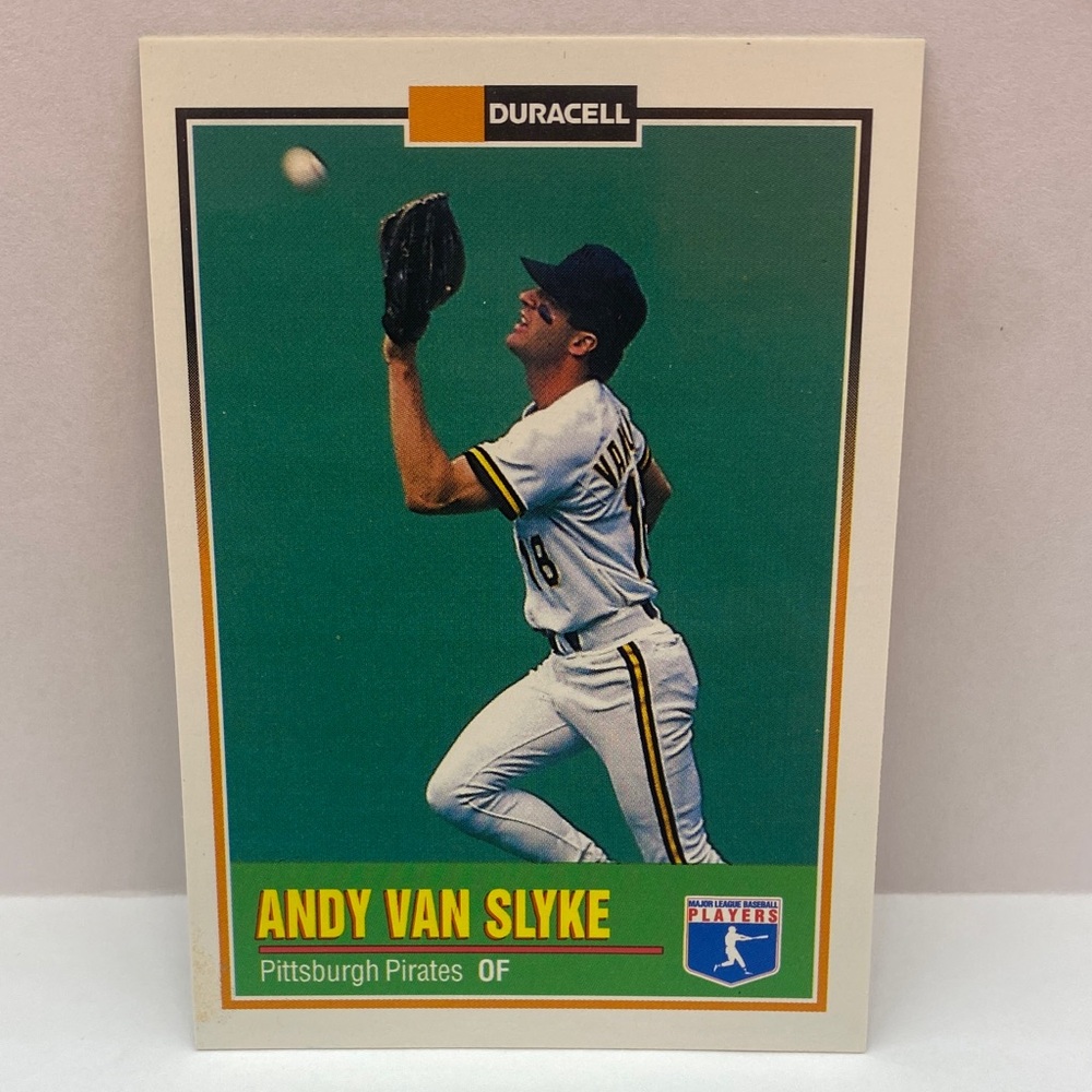 1993 Duracell Baseball Power Players Andy Van Slyke Pirates #8 (064)